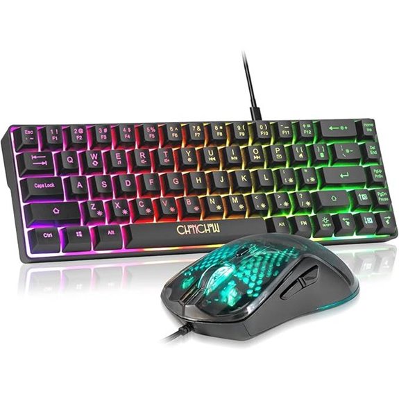 CHONCHOW 60% Gaming Keyboard and Mouse Combo