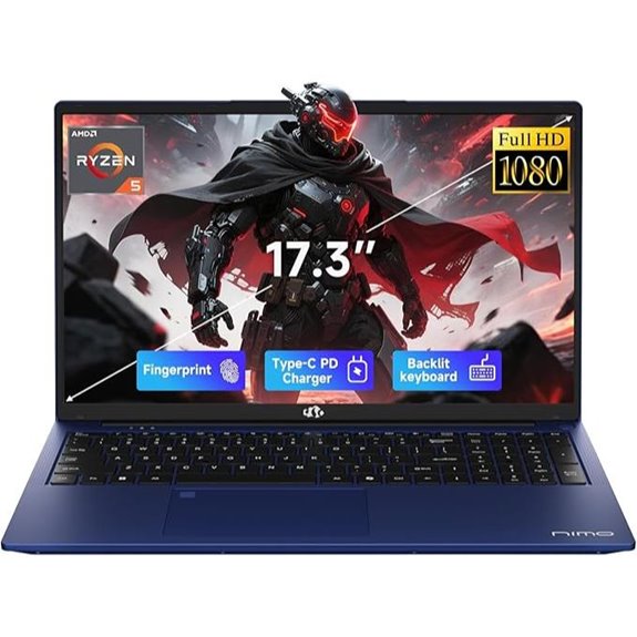 NIMO 17.3 FHD Gaming Laptop Ryzen 5