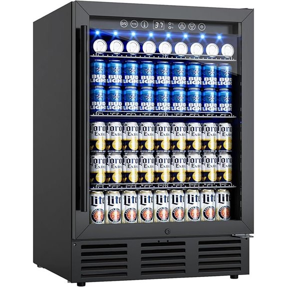 24 Beverage Fridge with Glass Door