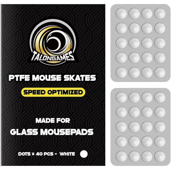 TALONGAMES Mouse Skates for Glass (S-1 White)