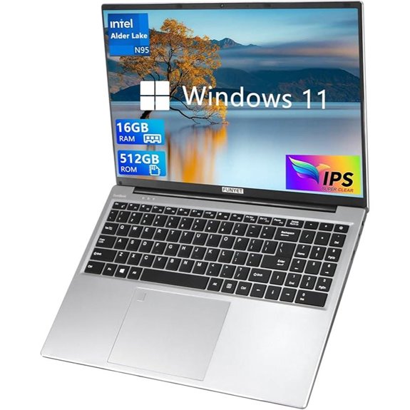 FUNYET Gaming Laptop 16 16GB RAM 512GB SSD