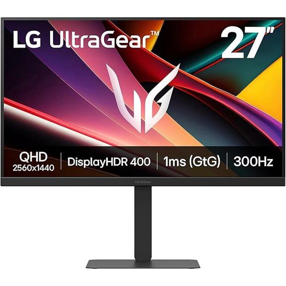 LG 27-inch QHD 300Hz Gaming Monitor