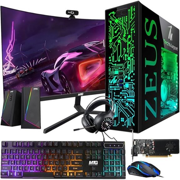 TechMagnet Zeus Pro 4 Gaming PC (Renewed)