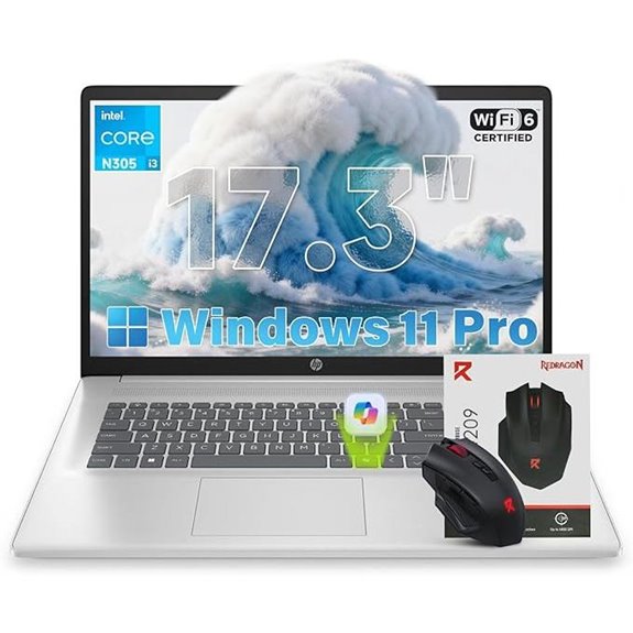 HP 17 FHD Laptop i3-N305 16GB 512GB