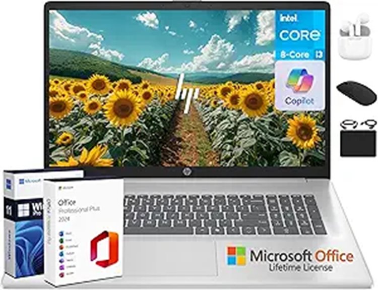 HP 17 Business Laptop with i3 16GB 1TB