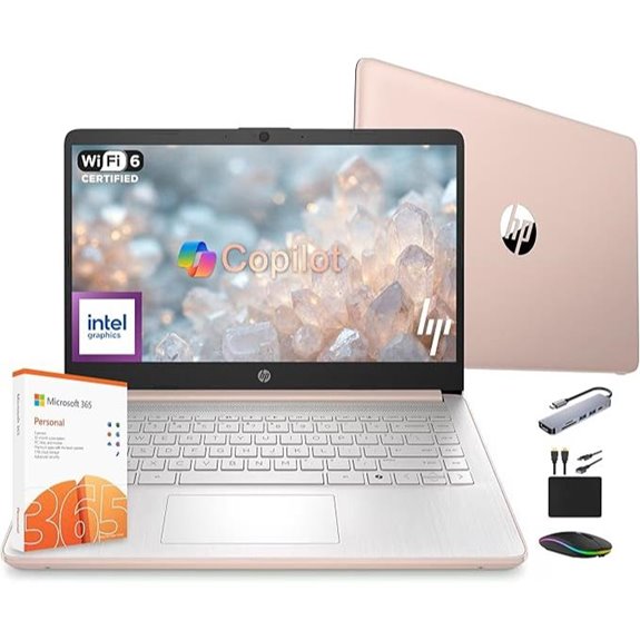 HP 14 Laptop 16GB RAM 628GB Storage