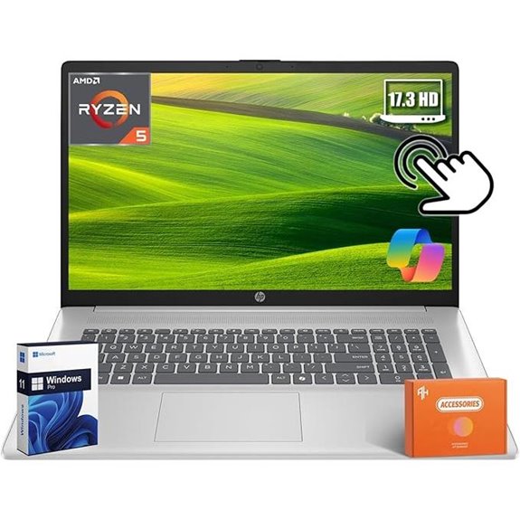 HP 17 Touchscreen Laptop AMD Ryzen 5