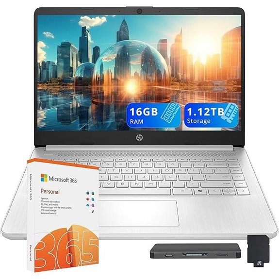 HP Stream 14 Laptop 16GB RAM 1.12TB Storage