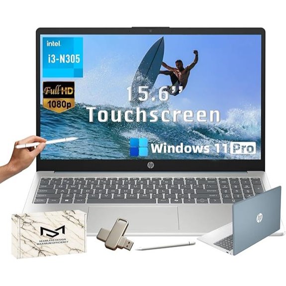 HP 15.6 Touchscreen Laptop (i3-N305 16GB 512GB)