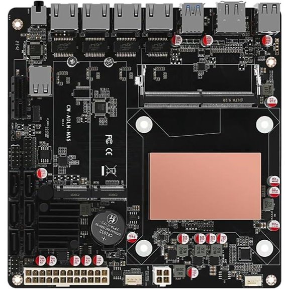 N100 Industrial Motherboard NAS 4 Cores