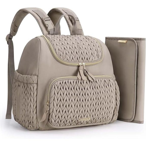 mommore Diaper Bag Backpack with Insulated Pockets