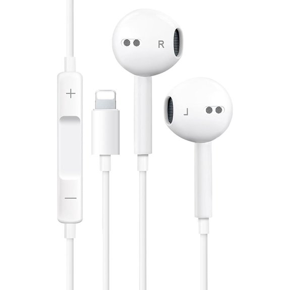 Headphones for iPhone with Mic & Volume Control