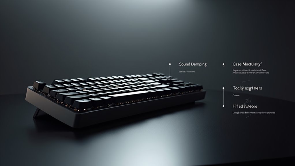 keyboard acoustics and materials