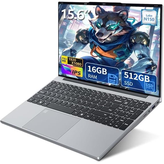 15.6 Laptop 16GB RAM 512GB SSD Win 11