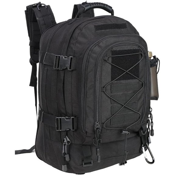 Large Tactical Backpack for Men (BLACK)