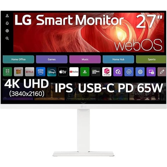 LG 27 Smart 4K UHD IPS Monitor (27U730SA-W)
