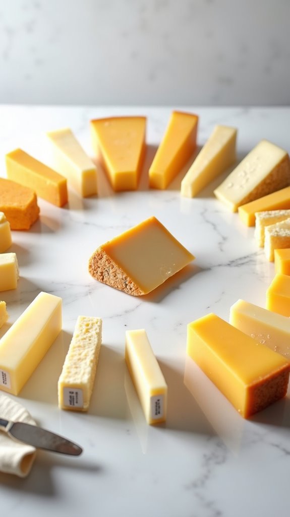 light and tasty cheeses
