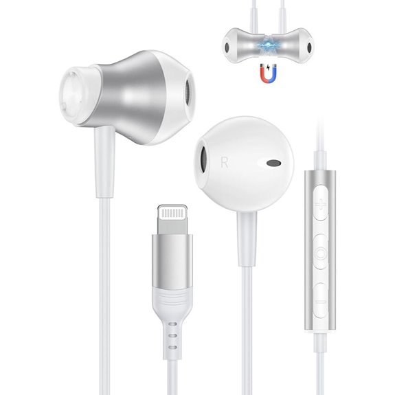 iPhone Wired Earbuds with Mic (MFi Lightning)