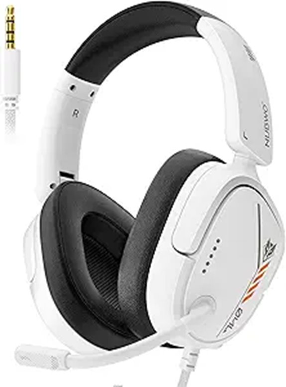 NUBWO HG04L Gaming Headset Lightweight for PS5/PS4/Xbox/Switch