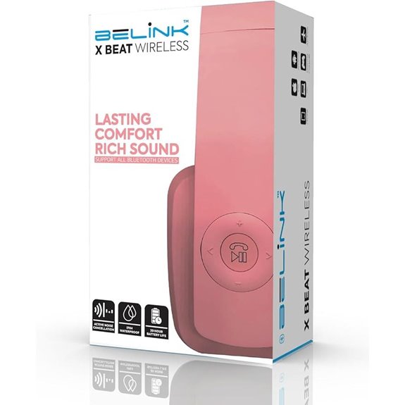 BeLink X Beat Wireless Foldable Headphones Limited Pink