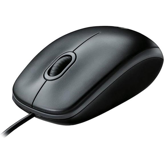 Logitech B100 Wired Mouse - Black
