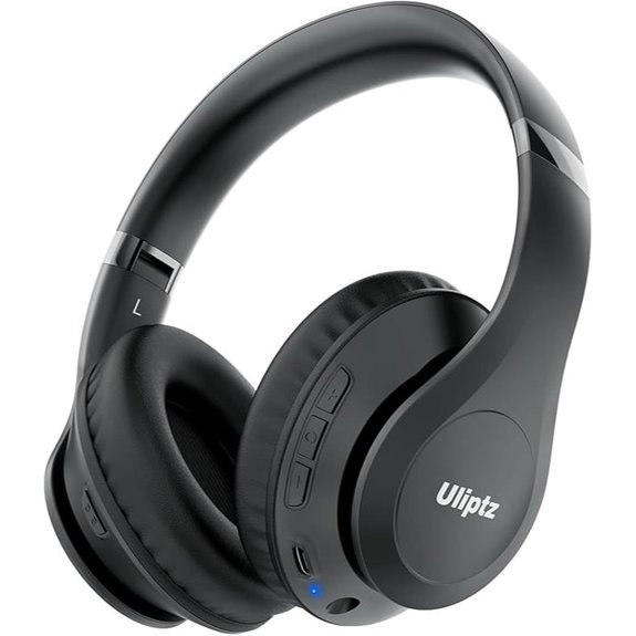 Uliptz Wireless Bluetooth Headphones 65H Playtime