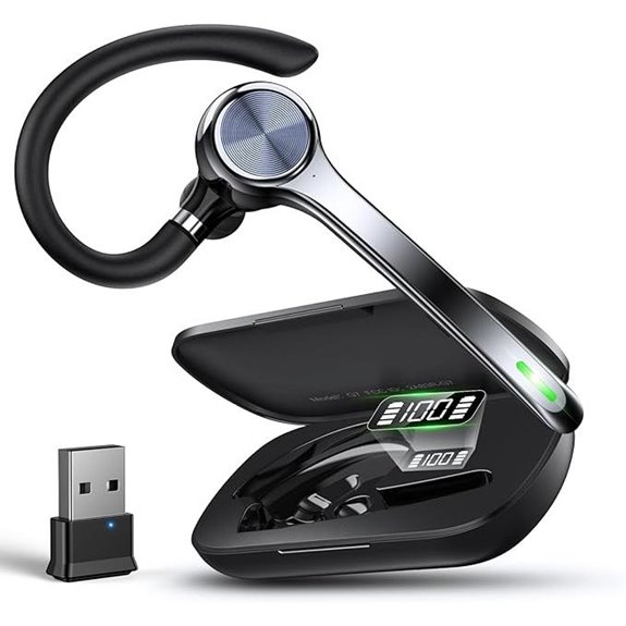 Ngsod Bluetooth Headset with 72H Talk Time