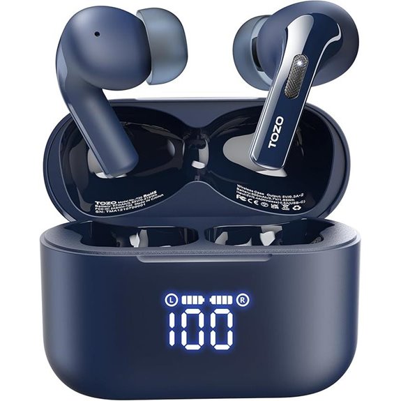 TOZO T20 Wireless Earbuds 48.5Hr Playtime