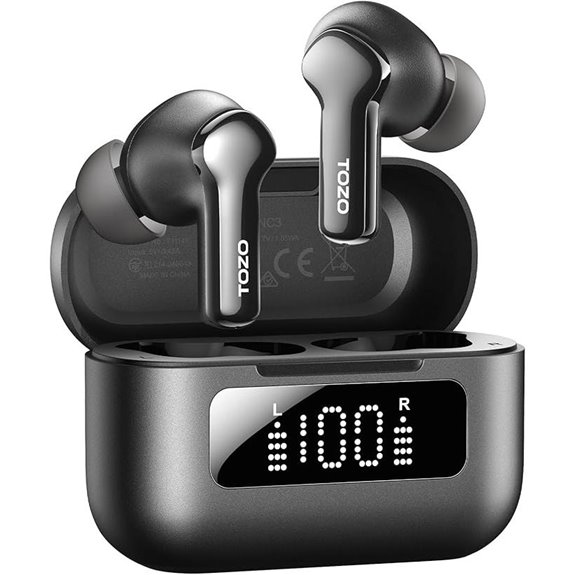 TOZO Hybrid ANC Wireless Earbuds 68H Playtime