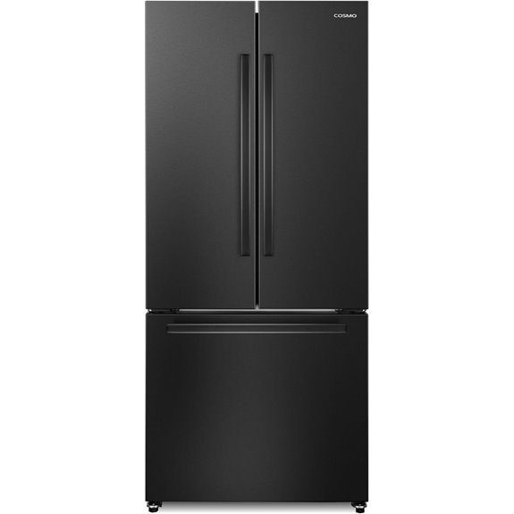 COSMO 30 in. French Door Refrigerator (Matte Black)