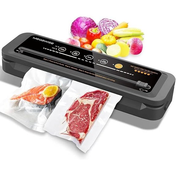 MegaWise Vacuum Sealer Machine (80kPa Bags Included)