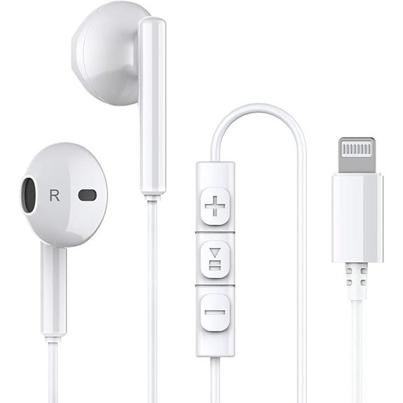 iPhone Lightning Headphones MFi Certified