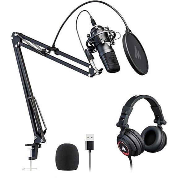 MAONO Condenser Mic & Headphone Set (AU-A04H)
