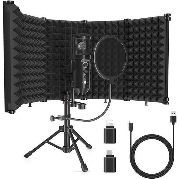 SwaykTech Studio Recording Microphone Isolation Shield