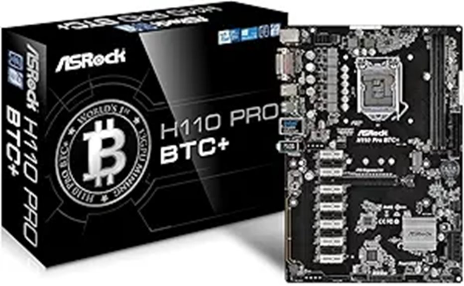 ASRock H110 Pro BTC+ 13GPU Mining Motherboard Cryptocurrency