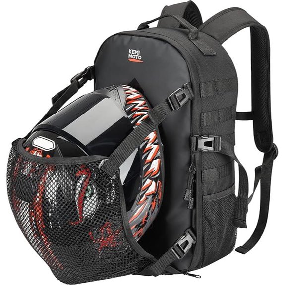 KEMIMOTO Motorcycle Helmet Backpack (20L)