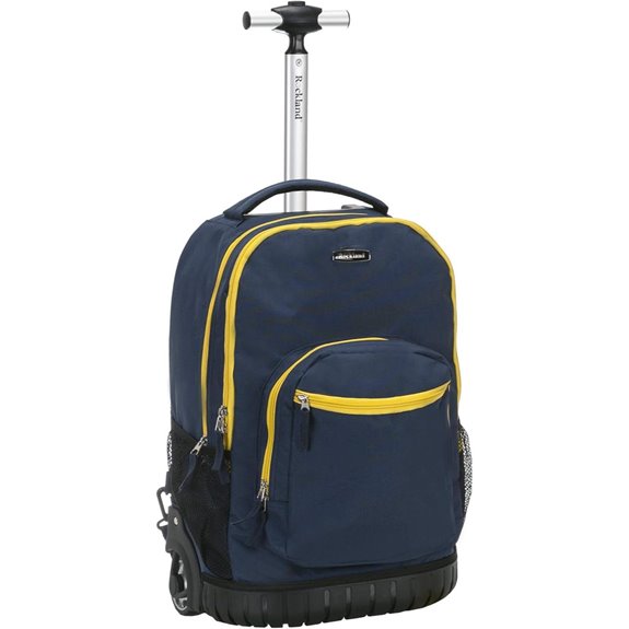 Rockland Single Handle Rolling Backpack Navy 19-Inch (R02-NAVY)