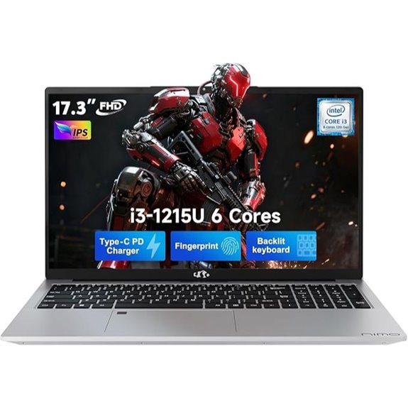 NIMO 17.3 FHD Laptop i3-1215U 8GB RAM