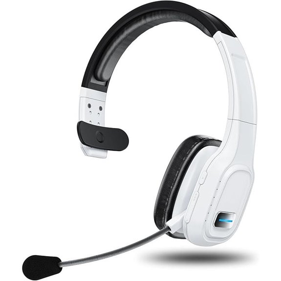 Bluetooth Headset with Noise Canceling & Voice Control