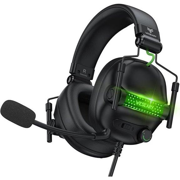 Wired Gaming Headset with Noise-Canceling Mic