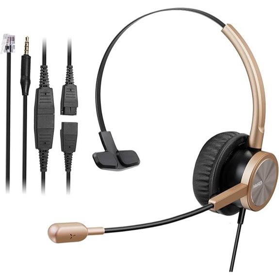 Cisco Call Center Headset with Noise Cancelling Mic