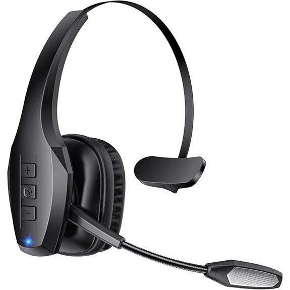 Trucker Bluetooth Headset with Noise Cancelling Mic