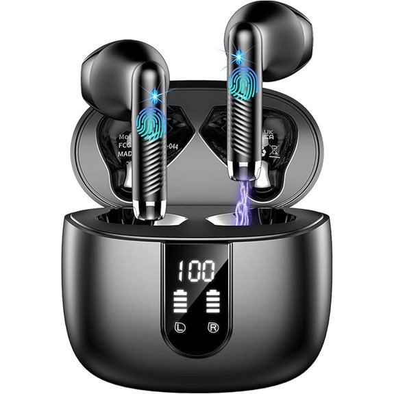 Wireless Earbuds with Noise Cancelling & 56H Battery