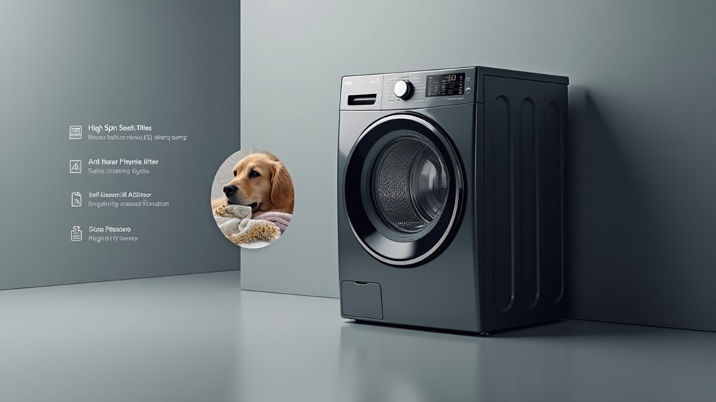 pet hair washing machine considerations