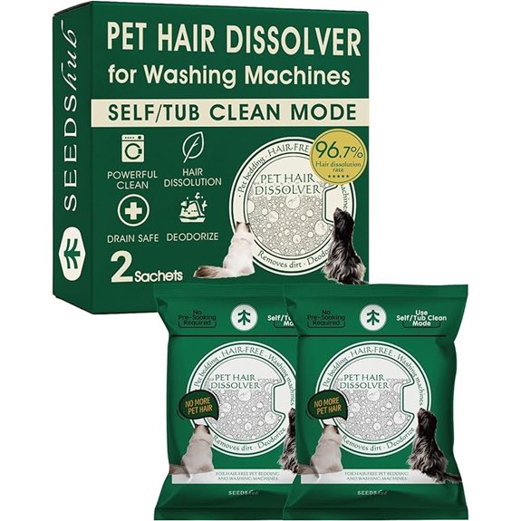 Pet Hair Dissolver for Washing Machine (2 Sachets)