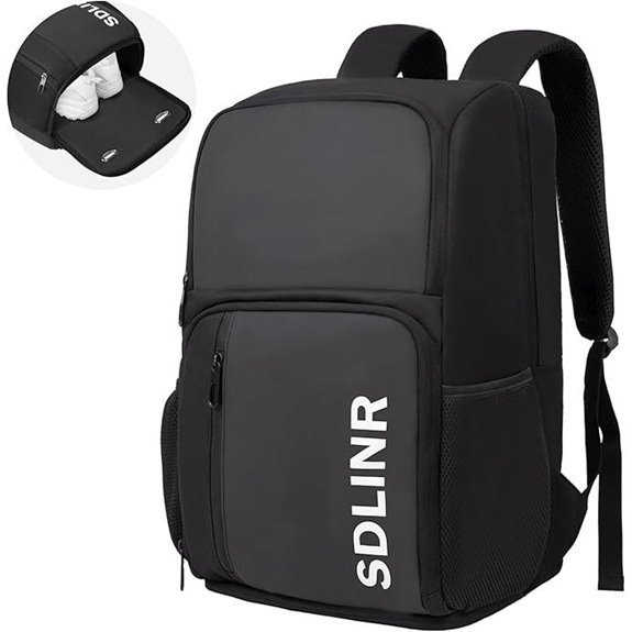 Pickleball Backpack with Shoe Compartment & Fence Hook