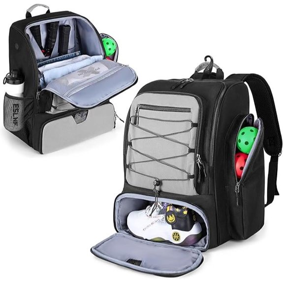 Pickleball Backpack with Shoe Compartment
