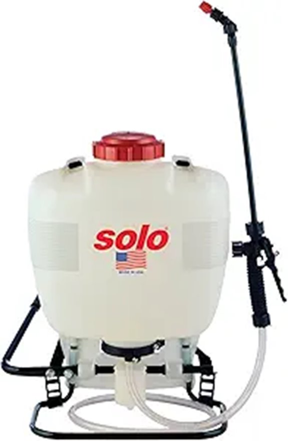 SOLO 425 4-Gallon Piston Backpack Sprayer Wide Pressure Range up to 90 psi