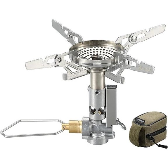 CAMPINGMOON Portable Canister Stove with Igniter