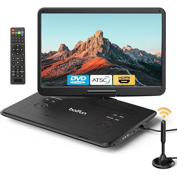 Boifun 17.5 Portable TV/DVD Player Combo
